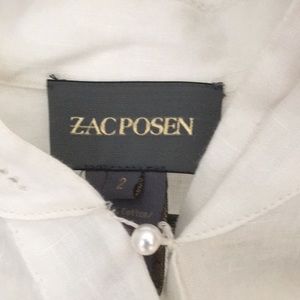 Off-white linen amazing dress by Zac Posen